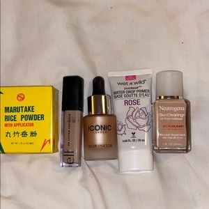 Face products makeup lot